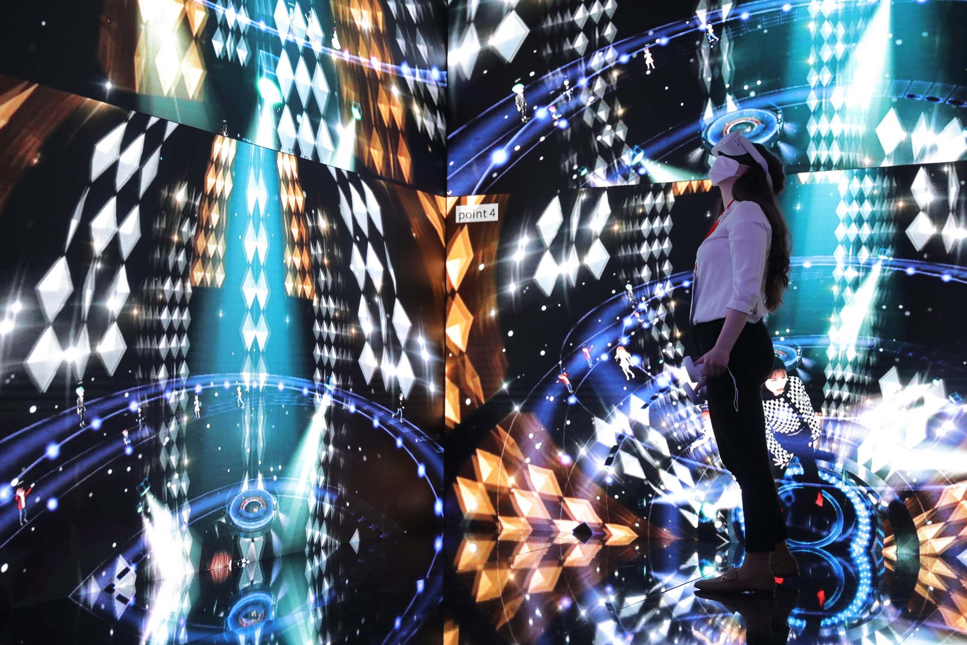 Une démonstration immersive sur le salon MWC à Barcelone